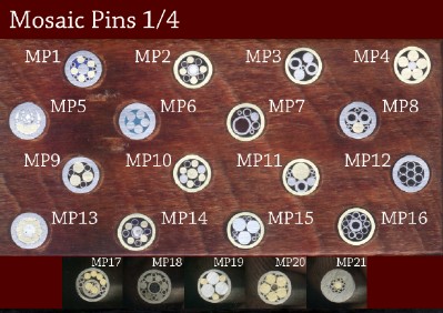 New Mosaic Pins
